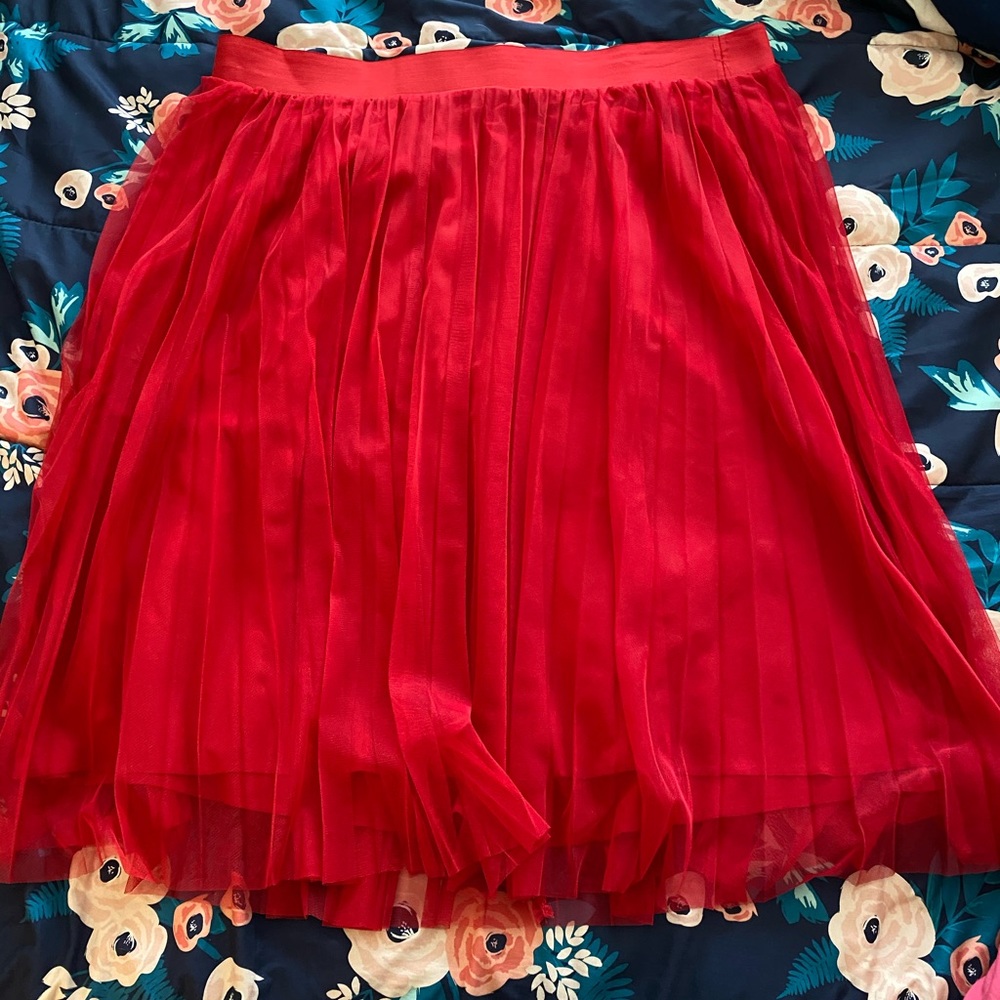 Red Torrid Tulle Skirt